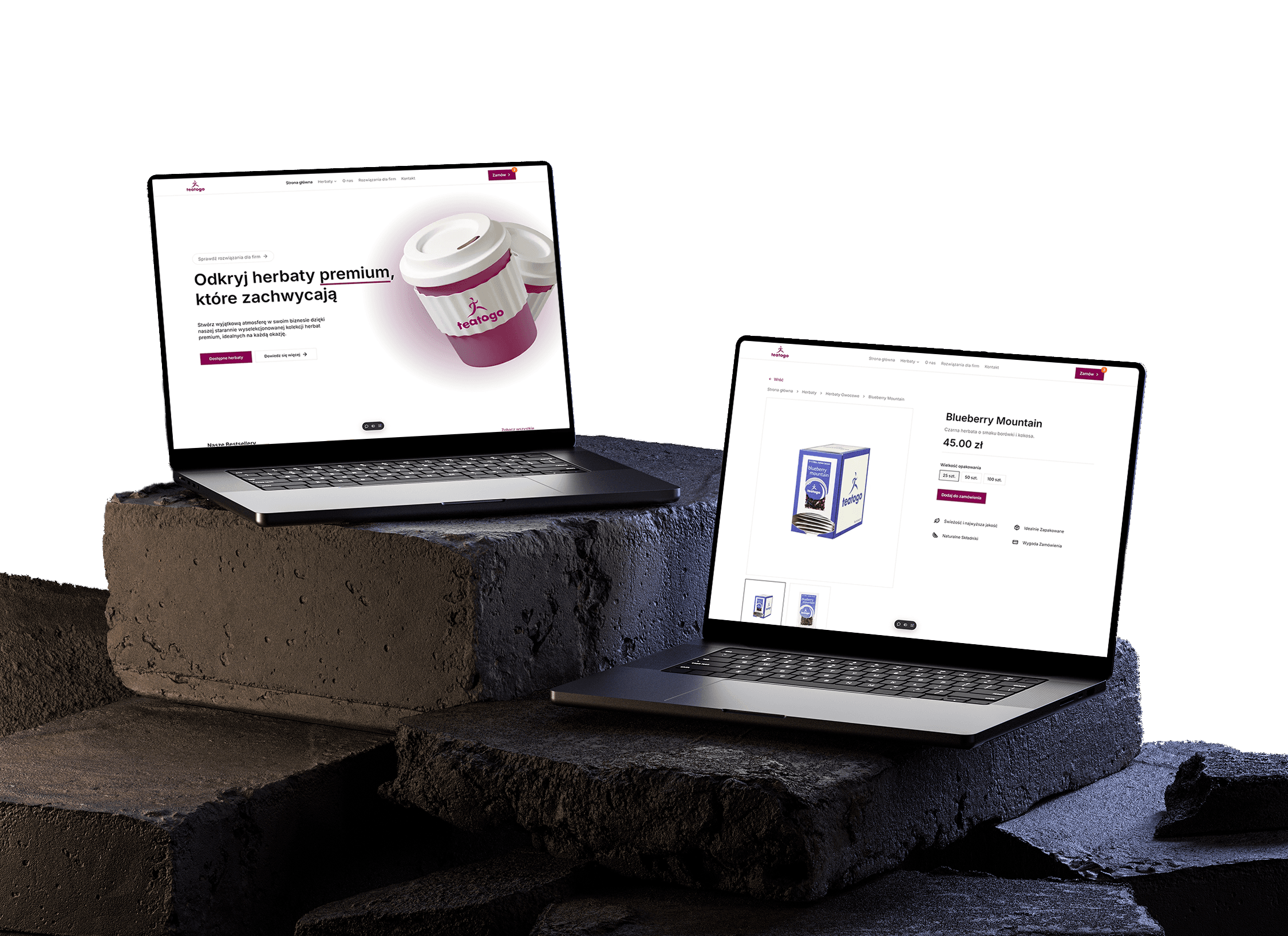 TeaToGo Mockup